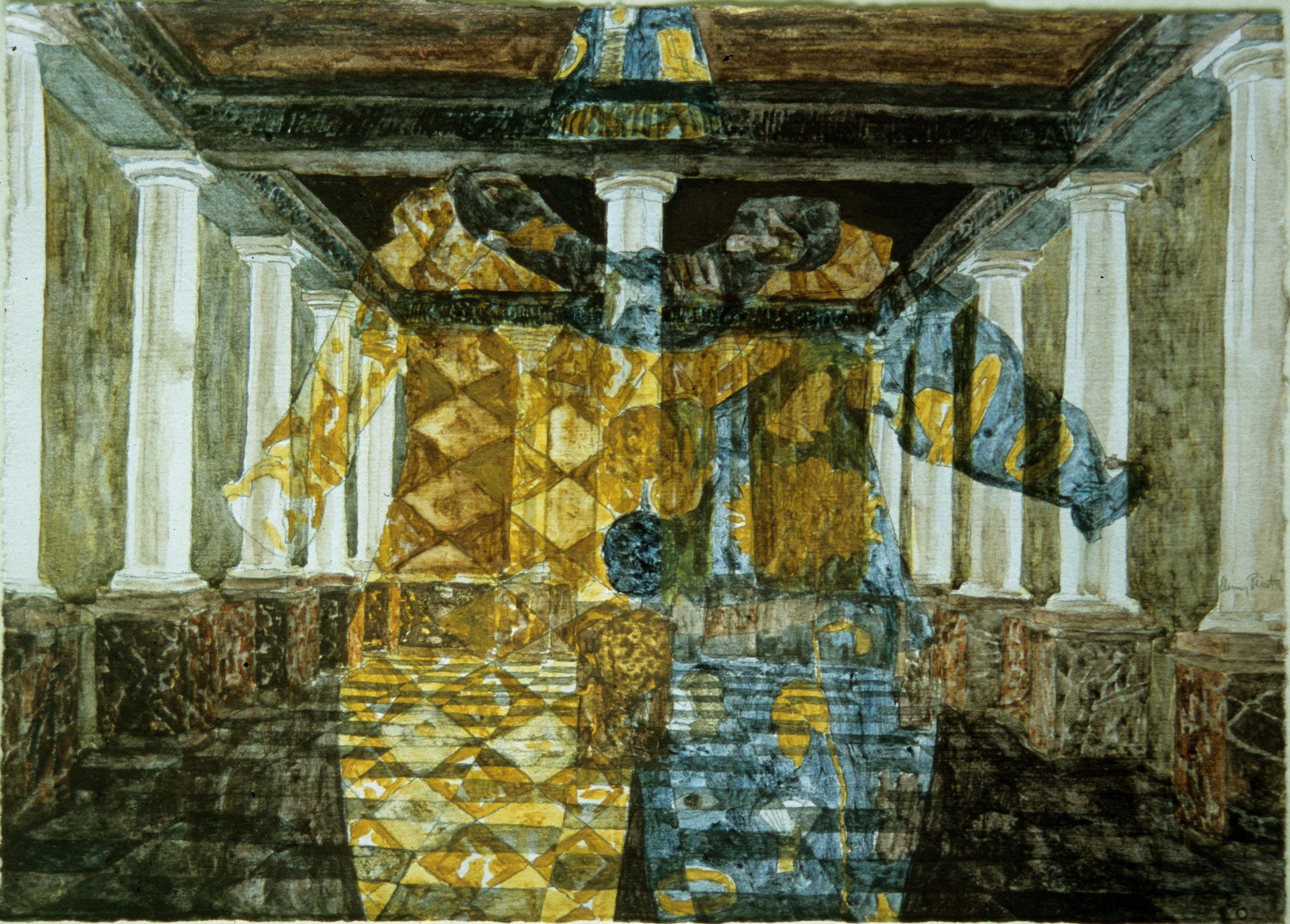 Elmar Peintner - Harlekingewand im großen Raum